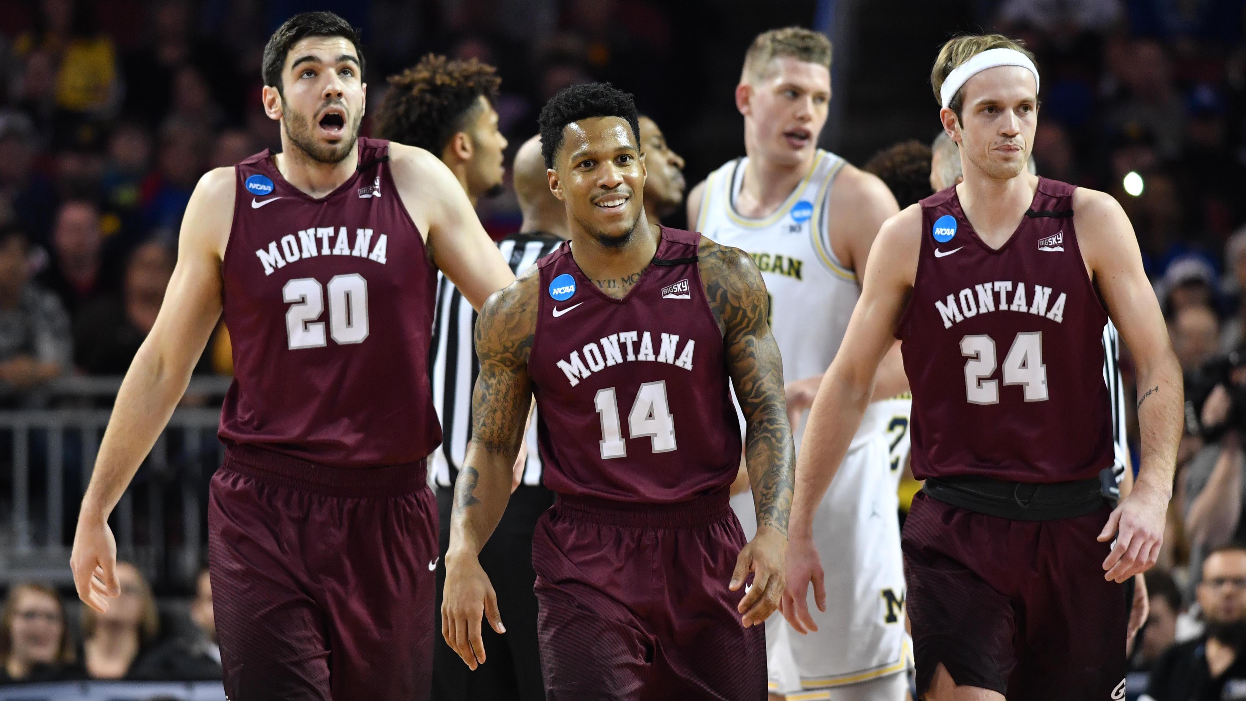 Montana basketball plays Michigan