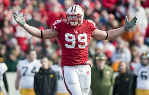 J.J. Watt celebrates in game.
