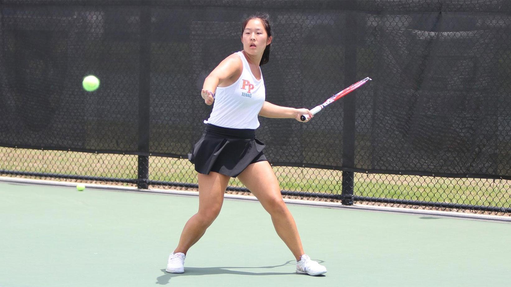 Angie Zhou Pomona Pitzer women's tennis