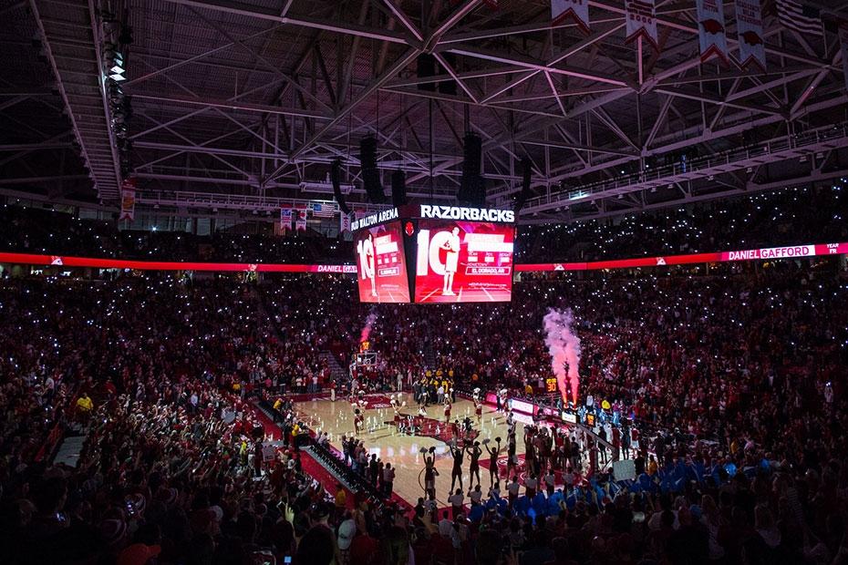 Bud Walton Arena Arkansas basketball